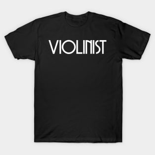 Violin Musical Music Teacher Violinist T-Shirt